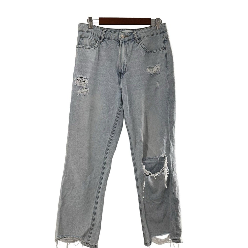 Vervet Los Angeles 90s Vintage Jeans‎ 31x26 Light Wash Distressed Destroyed Raw